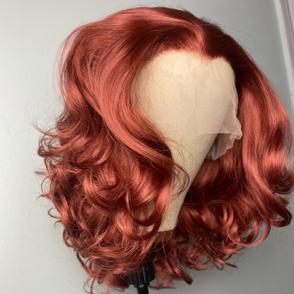Copper Red Lace Front Wigs - Picture 8 of 10